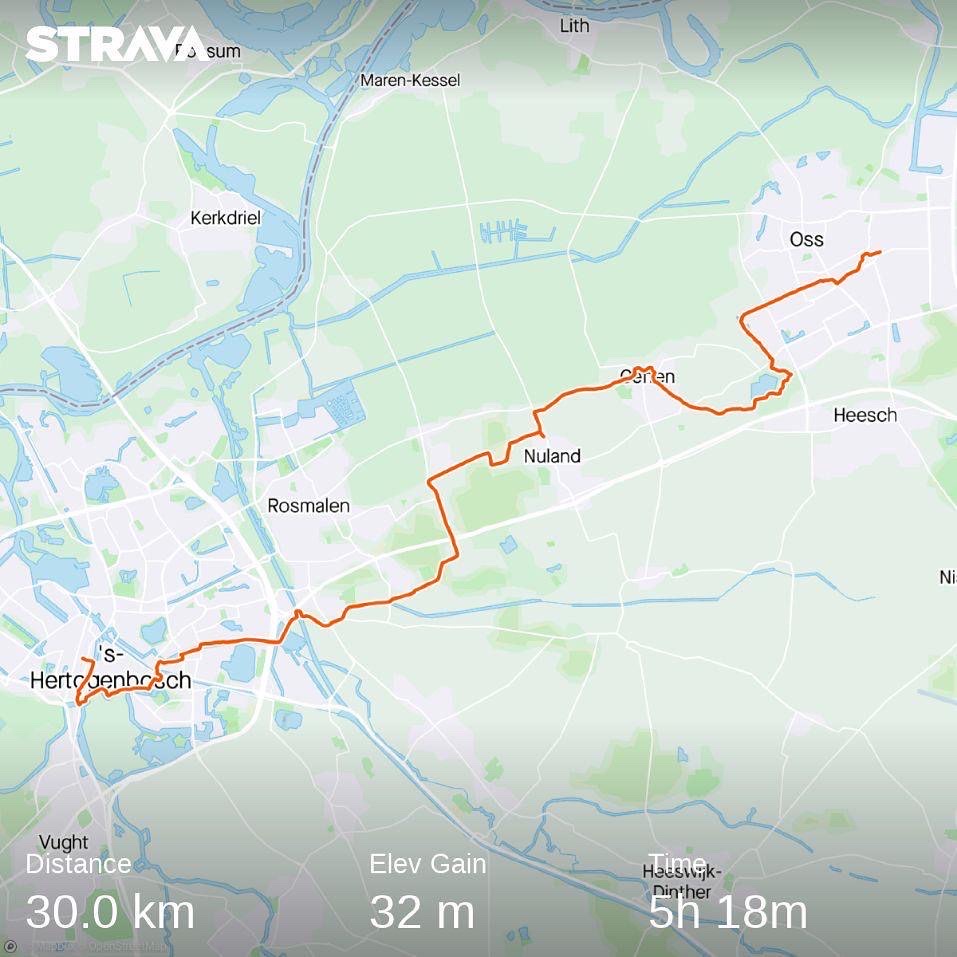 11. Oss West – ‘s-Hertogenbosch (27,2 KM)