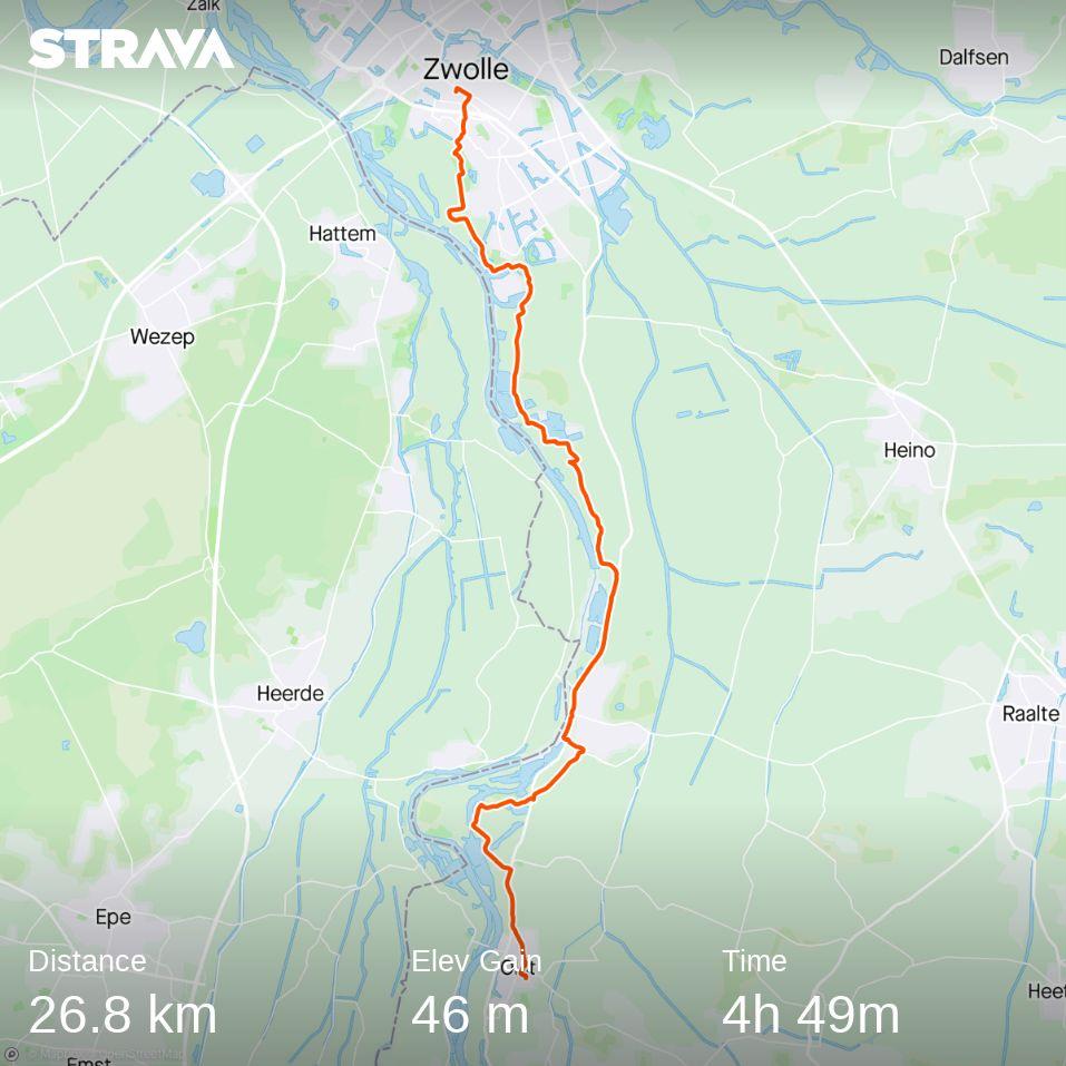 01. Zwolle – Olst (26,8 KM)