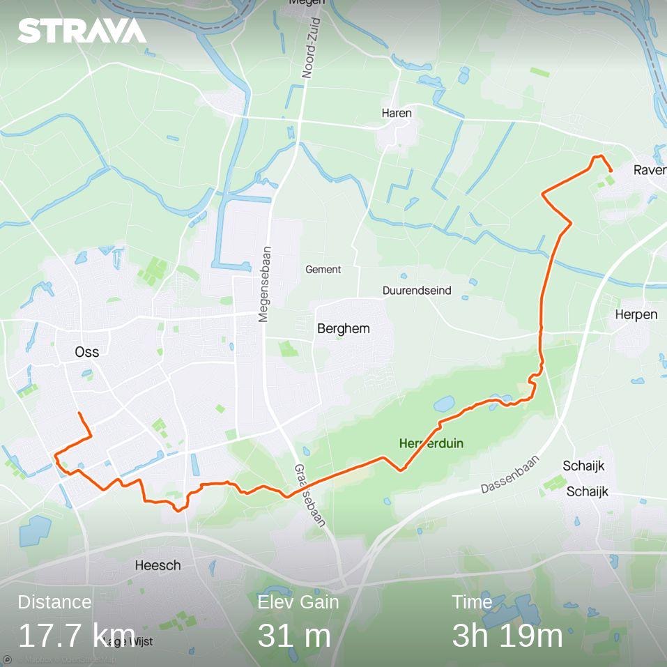 10. Ravenstein – Oss West (route 3600)