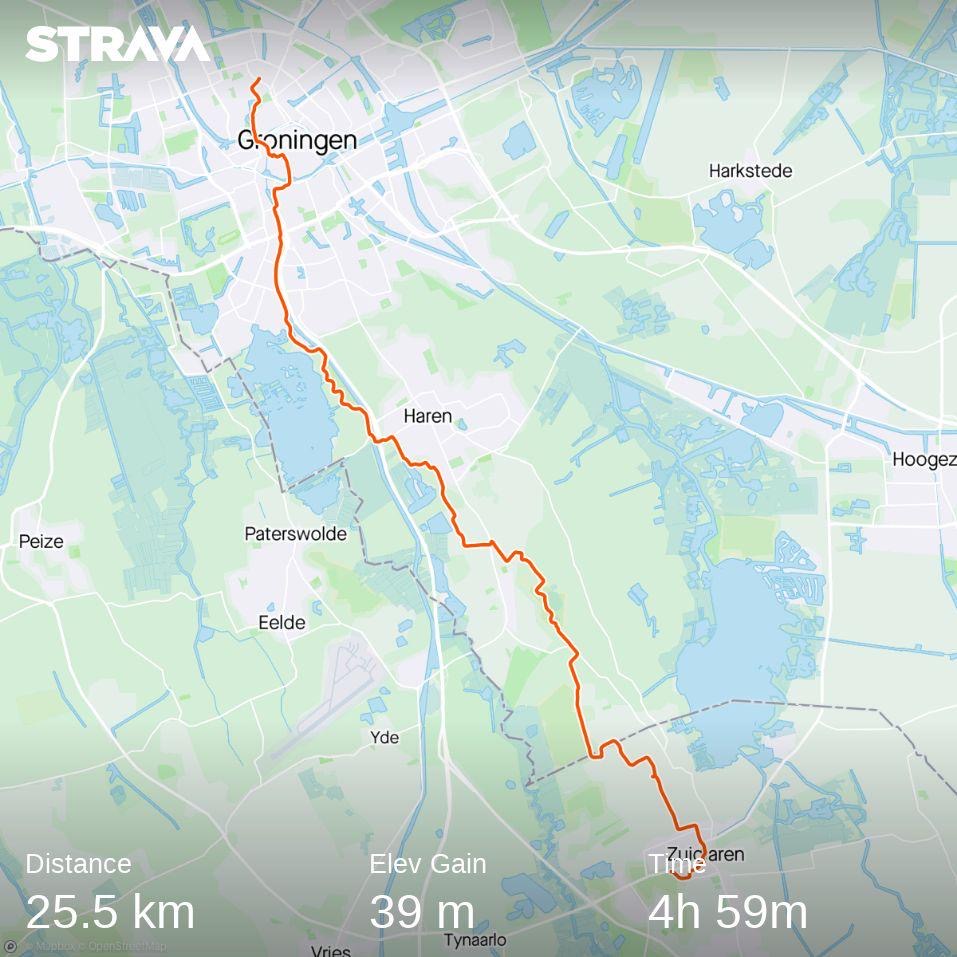 Pieterpad 2/17: Groningen Noord – Zuidlaren