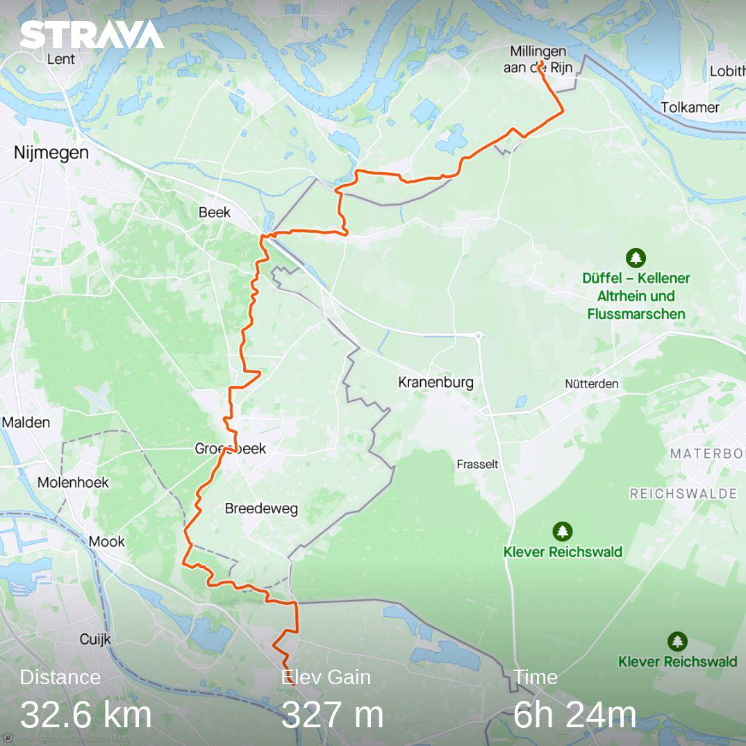 Pieterpad 11/17: Millingen aan de Rijn – Milsbeek